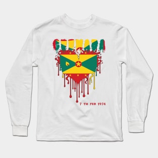 Grenada Independence Day Grenadian 50th celebration Grenada Long Sleeve T-Shirt